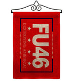 FU 46 - Patriotic Americana Vertical Impressions Decorative Flags HG170230 Made In USA