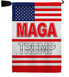 MAGA Trump - Patriotic Americana Vertical Impressions Decorative Flags HG170231 Made In USA