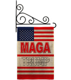 MAGA Trump - Patriotic Americana Vertical Impressions Decorative Flags HG170231 Made In USA