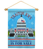 Traitor Joe's - Patriotic Americana Vertical Impressions Decorative Flags HG170250 Made In USA