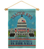 Traitor Joe's - Patriotic Americana Vertical Impressions Decorative Flags HG170250 Made In USA