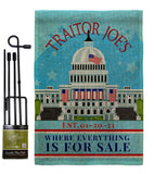 Traitor Joe's - Patriotic Americana Vertical Impressions Decorative Flags HG170250 Made In USA