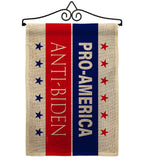America Anti Biden - Patriotic Americana Horizontal Impressions Decorative Flags HG170251 Made In USA