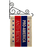 America Anti Biden - Patriotic Americana Horizontal Impressions Decorative Flags HG170251 Made In USA