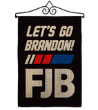 FJB Go Brandon - Patriotic Americana Vertical Impressions Decorative Flags HG170256 Made In USA