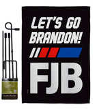 FJB Go Brandon - Patriotic Americana Vertical Impressions Decorative Flags HG170256 Made In USA