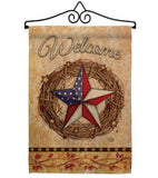 Welcome American Pride Reef - Patriotic Americana Vertical Impressions Decorative Flags HG191212 Made In USA