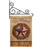 Welcome American Pride Reef - Patriotic Americana Vertical Impressions Decorative Flags HG191212 Made In USA