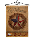 Welcome American Pride Reef - Patriotic Americana Vertical Impressions Decorative Flags HG191212 Made In USA