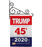 Trump Keep America Great - Patriotic Americana Vertical Impressions Decorative Flags HG192176 Made In USA