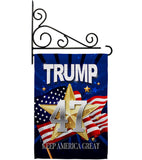 Trump 47 Keep America Great - Patriotic Americana Vertical Impressions Decorative Flags HG192324 Made In USA