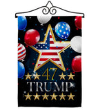 47 Trump - Patriotic Americana Vertical Impressions Decorative Flags HG192327 Made In USA