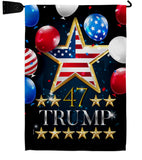 47 Trump - Patriotic Americana Vertical Impressions Decorative Flags HG192327 Made In USA