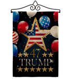 47 Trump - Patriotic Americana Vertical Impressions Decorative Flags HG192327 Made In USA