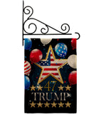 47 Trump - Patriotic Americana Vertical Impressions Decorative Flags HG192327 Made In USA