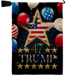 47 Trump - Patriotic Americana Vertical Impressions Decorative Flags HG192327 Made In USA