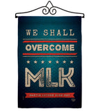 We Shall Overcome MLK - Patriotic Americana Vertical Impressions Decorative Flags HG192384 Made In USA