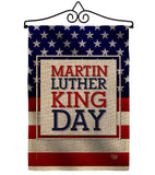 MLK Day - Patriotic Americana Vertical Impressions Decorative Flags HG192385 Made In USA