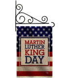 MLK Day - Patriotic Americana Vertical Impressions Decorative Flags HG192385 Made In USA