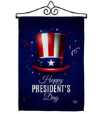 Happy President's Day - Patriotic Americana Vertical Impressions Decorative Flags HG192446 Made In USA