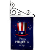 Happy President's Day - Patriotic Americana Vertical Impressions Decorative Flags HG192446 Made In USA