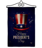 Happy President's Day - Patriotic Americana Vertical Impressions Decorative Flags HG192446 Made In USA