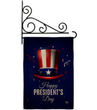 Happy President's Day - Patriotic Americana Vertical Impressions Decorative Flags HG192446 Made In USA