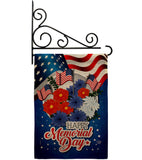 Honor Memorial Day - Patriotic Americana Vertical Impressions Decorative Flags HG192541 Made In USA