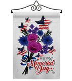 Memorial Bouquet - Patriotic Americana Vertical Impressions Decorative Flags HG192542 Made In USA