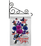 Memorial Bouquet - Patriotic Americana Vertical Impressions Decorative Flags HG192542 Made In USA