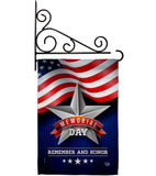 Memorial Day Star - Patriotic Americana Vertical Impressions Decorative Flags HG192546 Made In USA