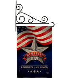 Memorial Day Star - Patriotic Americana Vertical Impressions Decorative Flags HG192546 Made In USA