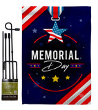 Memorial Day Honor - Patriotic Americana Vertical Impressions Decorative Flags HG192598 Made In USA