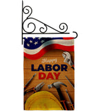 Labor Day - Patriotic Americana Vertical Impressions Decorative Flags HG192638 Made In USA