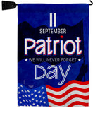 September 11 Patriot Day - Patriotic Americana Vertical Impressions Decorative Flags HG192665 Made In USA