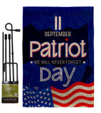 September 11 Patriot Day - Patriotic Americana Vertical Impressions Decorative Flags HG192665 Made In USA