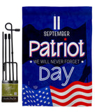 September 11 Patriot Day - Patriotic Americana Vertical Impressions Decorative Flags HG192665 Made In USA