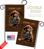 Crime Lab - Pets Nature Vertical Impressions Decorative Flags HG110002 Made In USA