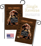 Crime Lab - Pets Nature Vertical Impressions Decorative Flags HG110002 Made In USA