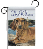 Dachshund - Pets Nature Vertical Impressions Decorative Flags HG110003 Made In USA