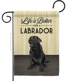 Life is Better Lab - Pets Nature Vertical Impressions Decorative Flags HG110009 Made In USA