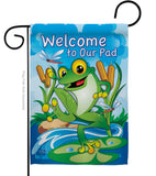 Frog - Pets Nature Vertical Impressions Decorative Flags HG110041 Made In USA