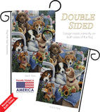 Beagle Happiness - Pets Nature Vertical Impressions Decorative Flags HG110150 Made In USA
