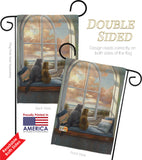 Enjoying the View - Pets Nature Vertical Impressions Decorative Flags HG110057 Made In USA