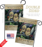 Wagging Along For The Ride - Pets Nature Vertical Impressions Decorative Flags HG110063 Made In USA