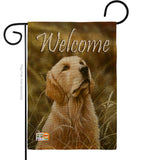 Yellow Lab - Pets Nature Vertical Impressions Decorative Flags HG110074 Made In USA