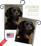 Black Lab - Pets Nature Vertical Impressions Decorative Flags HG110076 Made In USA