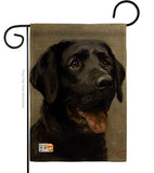 Black Lab - Pets Nature Vertical Impressions Decorative Flags HG110076 Made In USA