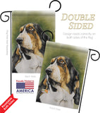Basset Hound - Pets Nature Vertical Impressions Decorative Flags HG110090 Made In USA