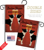 Boston Terrier Brewing - Pets Nature Vertical Impressions Decorative Flags HG110117 Made In USA